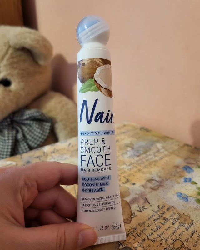 Nair Prep Smooth Face Hair Remover Sensitive Formula