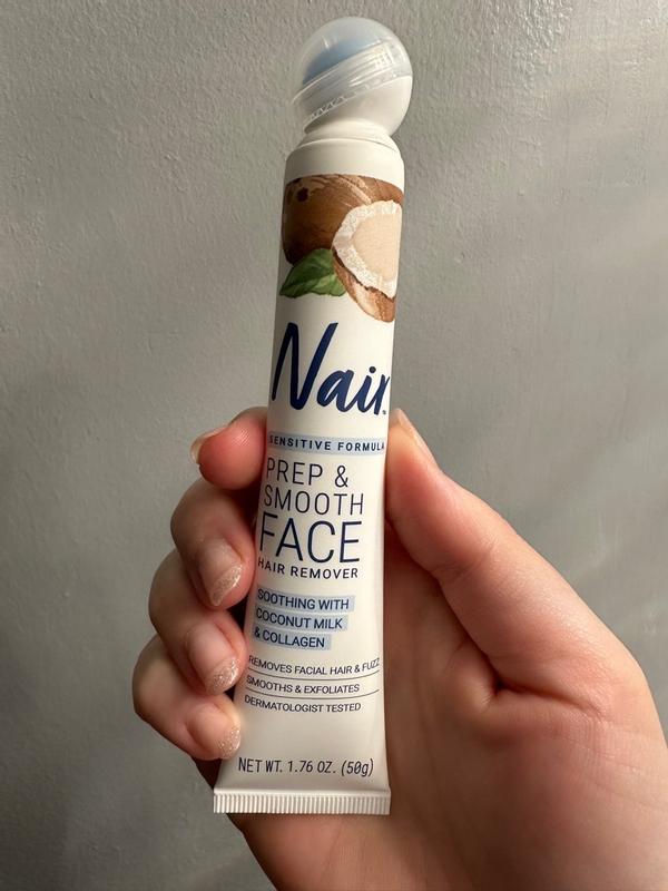 Nair Prep Smooth Face Hair Remover Sensitive Formula