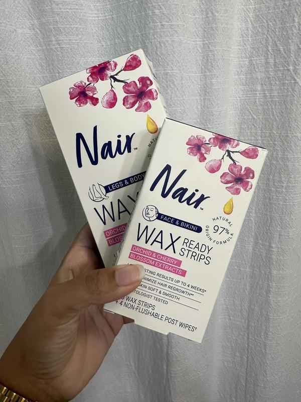 Nair™ Wax Ready-Strips for Legs & Body, DIY Waxing