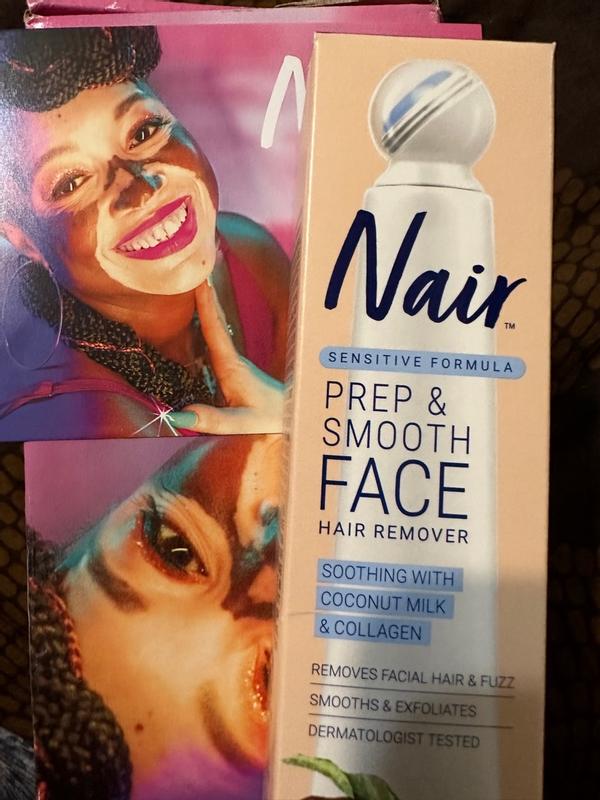 Nair Prep Smooth Face Hair Remover Sensitive Formula