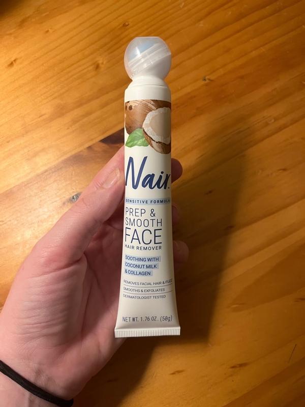 Nair Prep Smooth Face Hair Remover Sensitive Formula