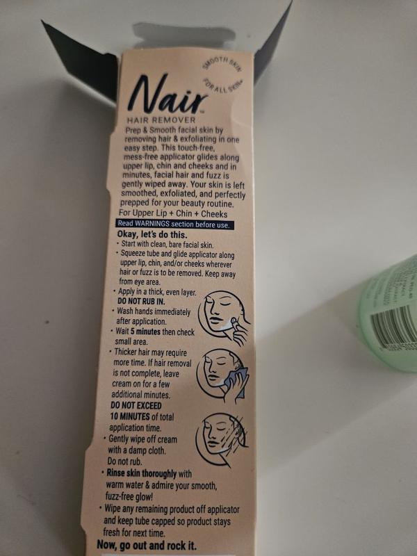 Nair Prep Smooth Face Hair Remover Sensitive Formula