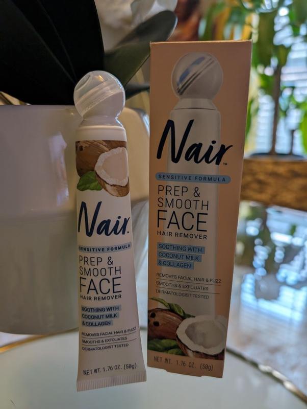 Nair Prep Smooth Face Hair Remover Sensitive Formula