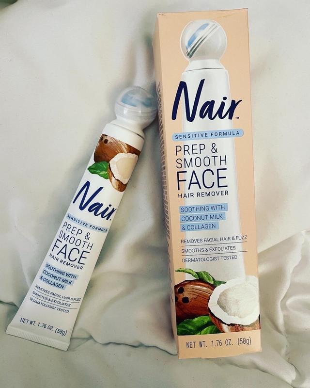 Nair Prep Smooth Face Hair Remover Sensitive Formula