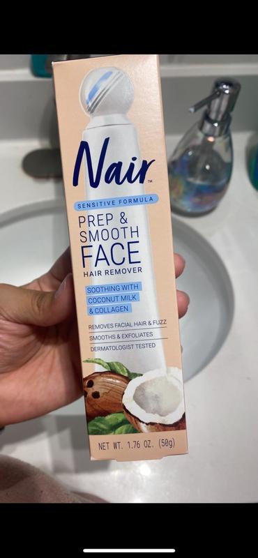 Nair Prep Smooth Face Hair Remover Sensitive Formula