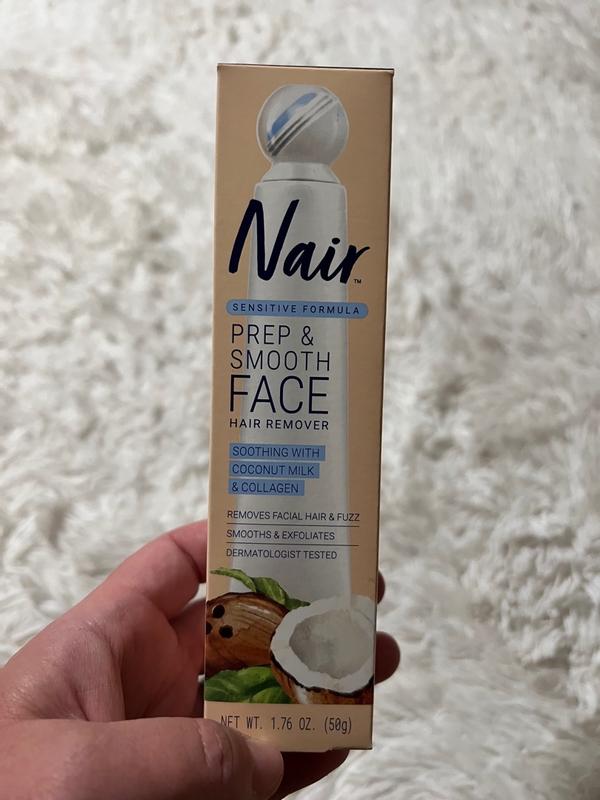 Nair Prep Smooth Face Hair Remover Sensitive Formula