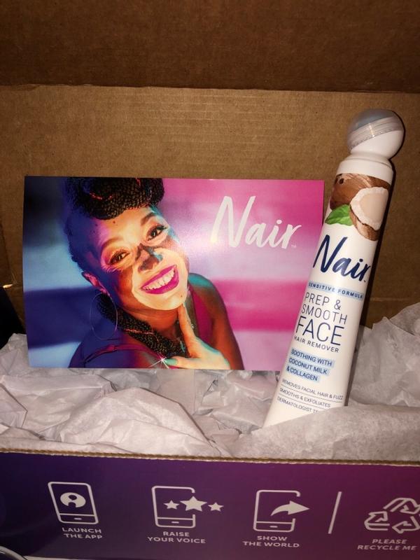 Nair Prep Smooth Face Hair Remover Sensitive Formula