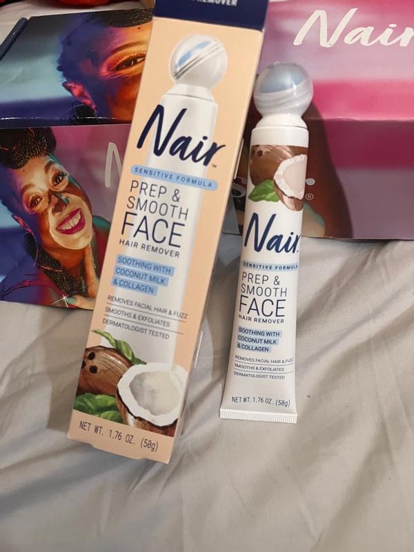 Nair Prep Smooth Face Hair Remover Sensitive Formula