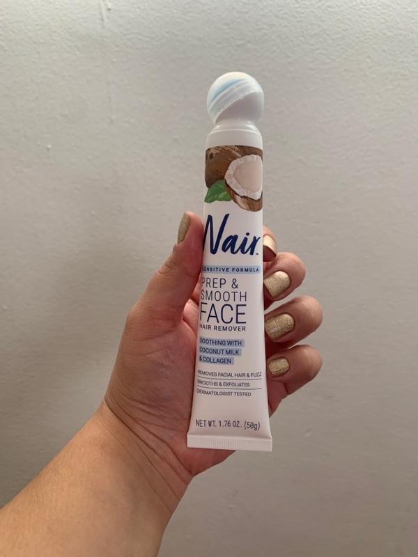 Nair Prep Smooth Face Hair Remover Sensitive Formula