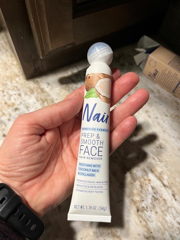 Nair Prep Smooth Face Hair Remover Sensitive Formula