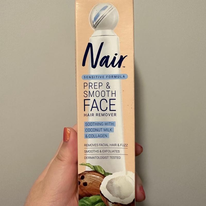 Nair Prep Smooth Face Hair Remover Sensitive Formula