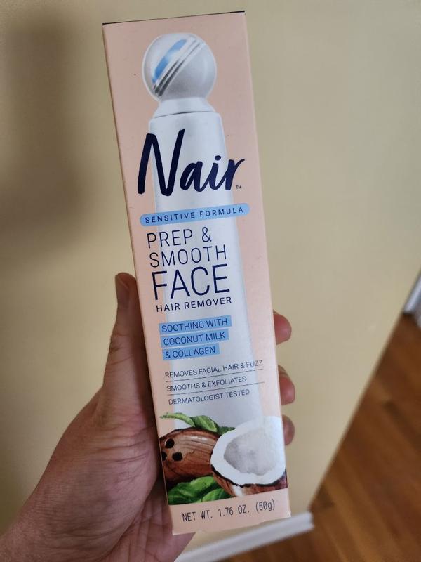 Nair Prep Smooth Face Hair Remover Sensitive Formula