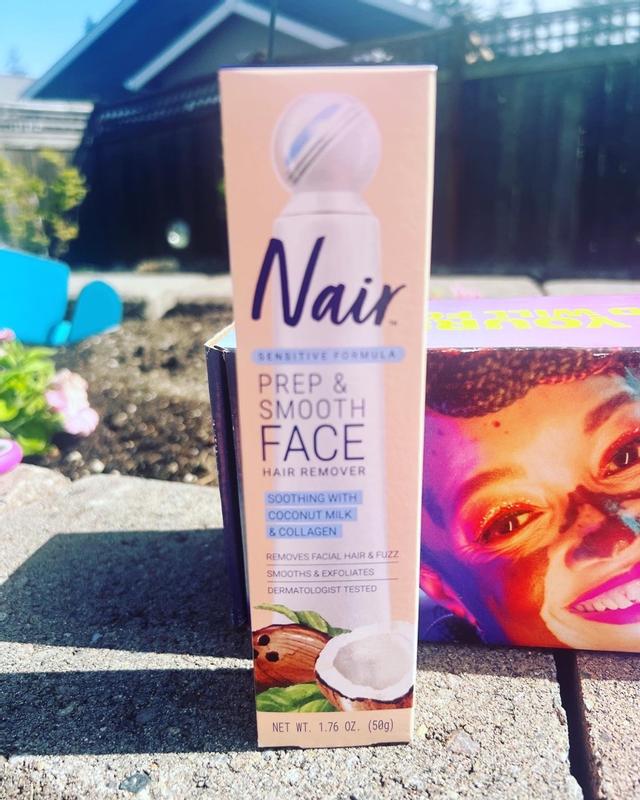 Nair Prep Smooth Face Hair Remover Sensitive Formula