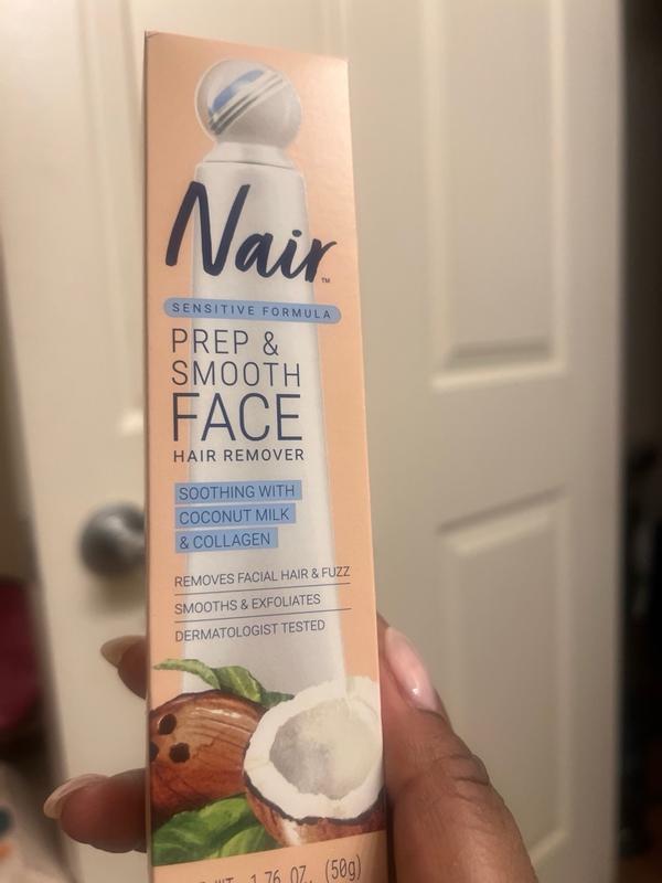 Nair Prep Smooth Face Hair Remover Sensitive Formula