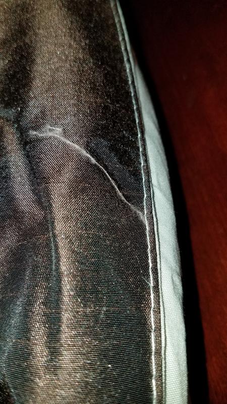 This was all over the comforter when I took it out the package and it keeps coming out.