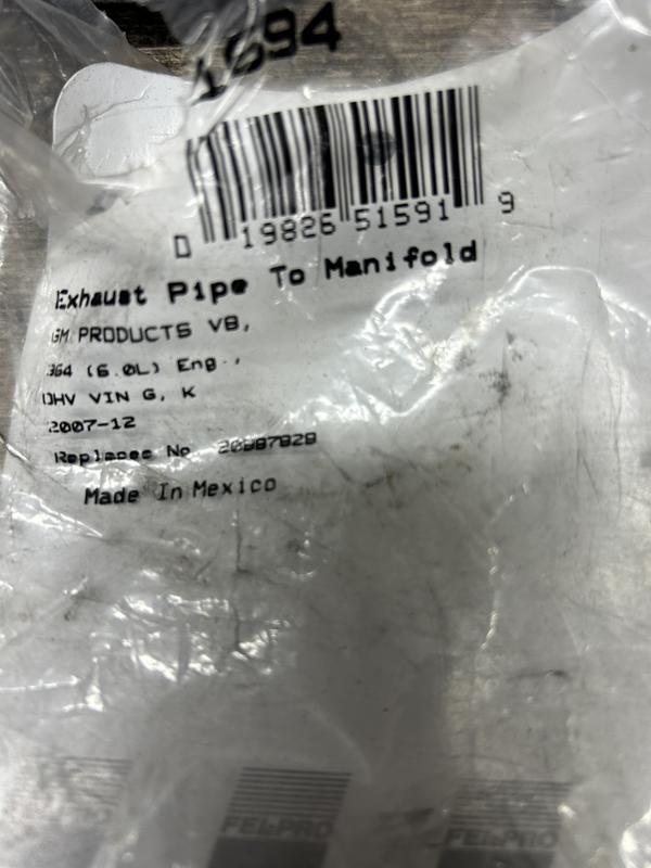 FEL-PRO Exhaust Pipe Flange Gasket FPG 61694 | Buy Online - NAPA