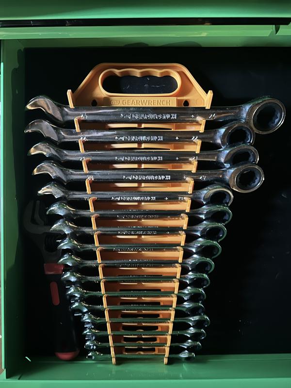 GearWrench 16 Piece 12 Point Ratcheting Combination Wrench Set