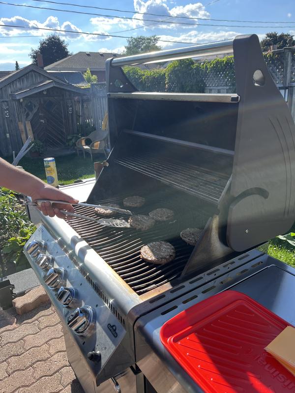 NEXROLA Spatule De Barbecue En Acier Inoxydable, 2 En 1 Pince Barbecue Et Spatule Pince A Steak Outil De Barbecue Multifonctio