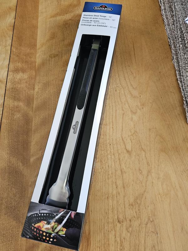 Stainless Steel Auto Locking Tongs 55015 Napoleon