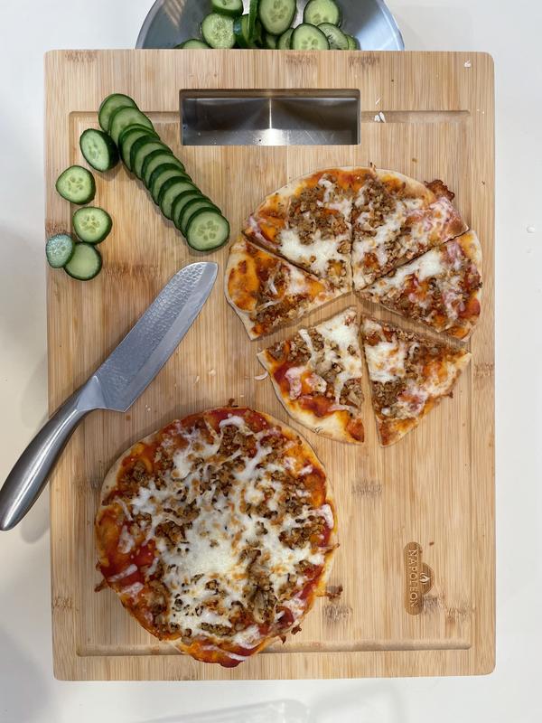 Prepping lunch for the kids