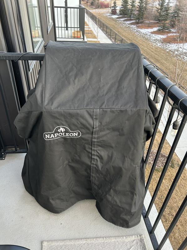 Tables folded and the BBQ tucked away