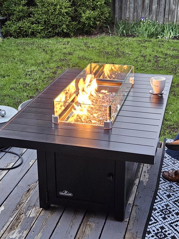 Tropez Rectangle Patioflame Table (STTR1-BZ) Napoleon