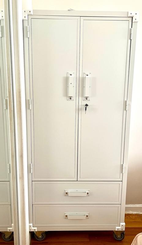 Kaikeeqli 73 in. H x 31.5 in. W x 16in. D Gray Cleaning