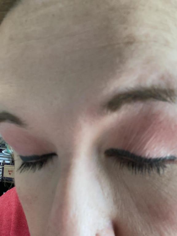 Customer photo for "Great eyeliner, stays put and rich"