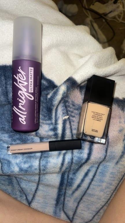 The nars products I used - Shade Light 4.5
