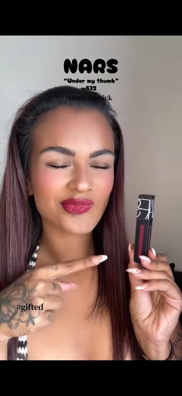 Customer photo for "Dark lipstick shade"