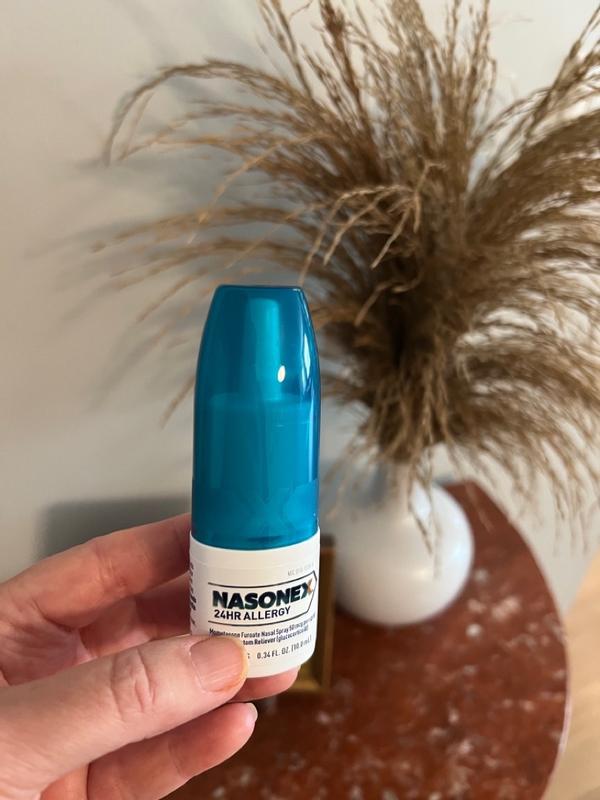Nasonex 24HR Allergy Nasal Spray, Allergy + Congestion, Non-Drowsy Relief