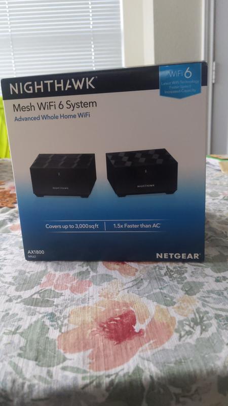 NETGEAR MK63 メッシュ Wi-Fi 6 システムAX1800 AX1800 Mesh WiFi System - MK63S
