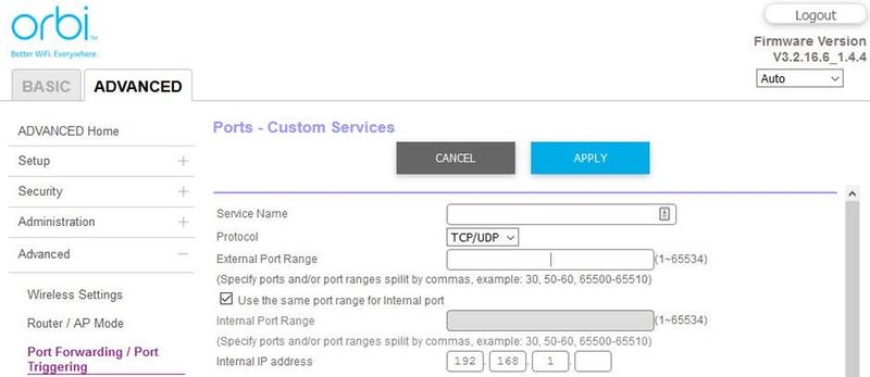 No option for source IP address.