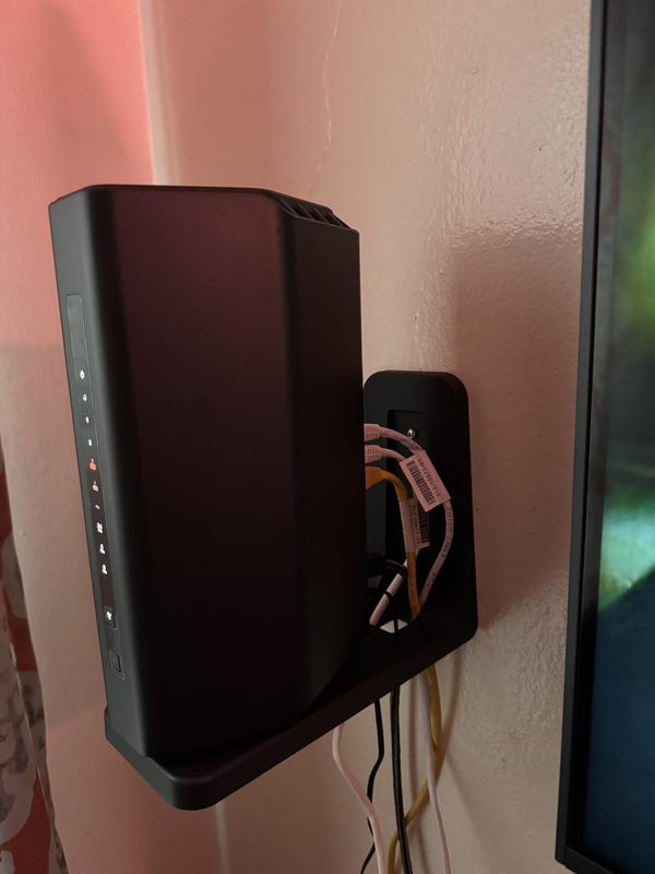 Printari Support Mural Pour Netgear Nighthawk M2 (MR2100) Et Autres – Montage Sans Perçage, Avec Ruban Tesa – Antennes Accessibles - 3