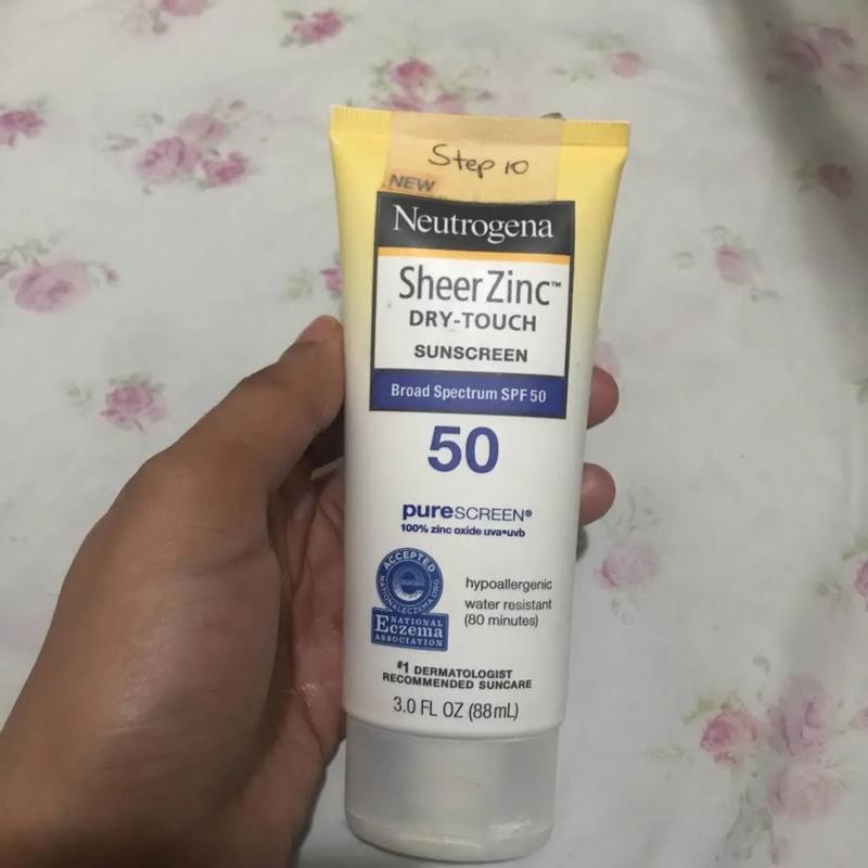 Neutrogena sheer deals zinc sunscreen