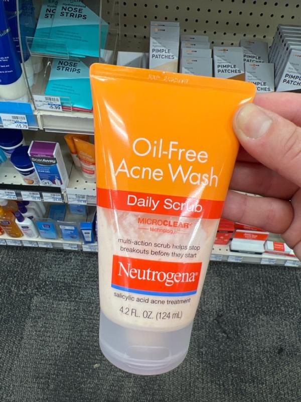 Neutrogena Oil Free Acne Wash Daily Scrub 4.2 fl oz Meijer