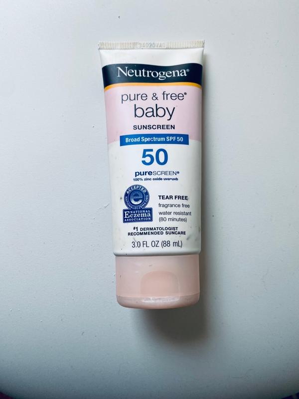 Pure Free Baby Water Resistant Oxybenzone Free Sunscreen