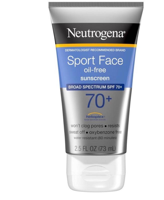 Oil & Oxybenzone Free, Face Sunscreen Lotion SPF 70+
