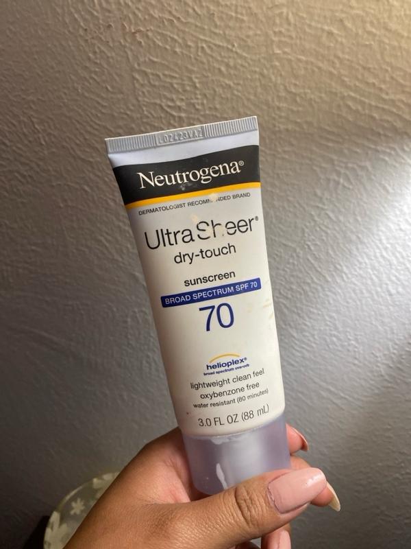 Neutrogena Ultra Sheer Face Sunscreen SPF 60 Review