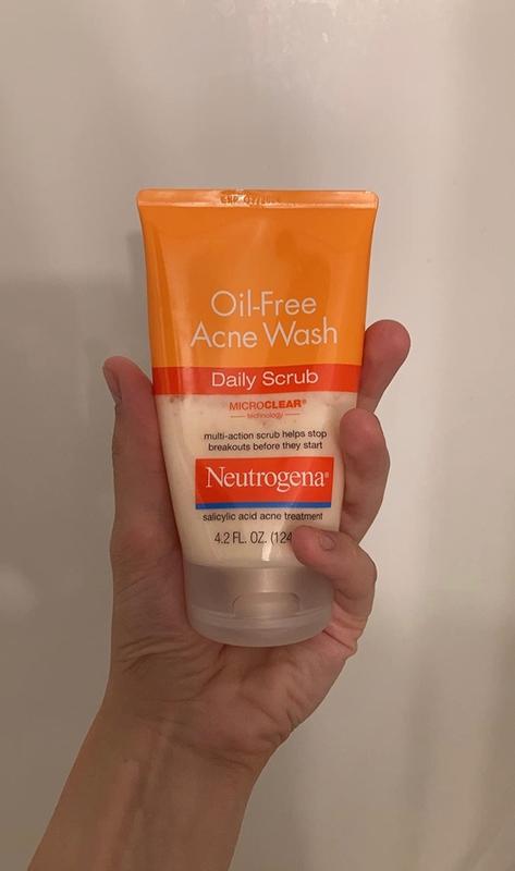 Neutrogena deals acne scrub