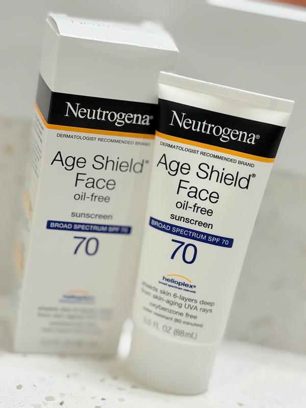 Neutrogena Age Shield Face Oil-Free Sunscreen SPF 70, 3 fl. oz