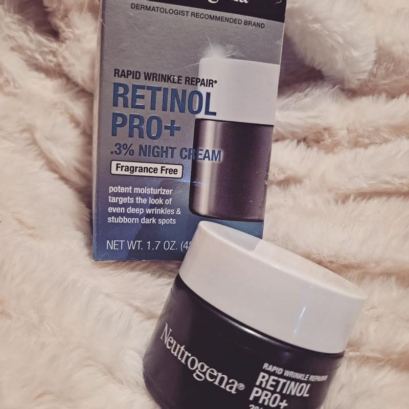 Neutrogena Rapid Wrinkle Repair Retinol Pro+ Night Moisturizer, 1.7 oz