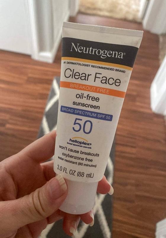 Neutrogena Clear Face Liquid Lotion Sunscreen with SPF 30, 3 fl. oz