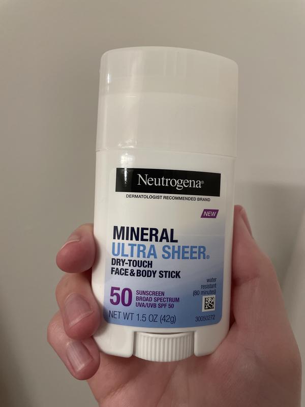 Mineral ULTRA SHEER® Dry-Touch Face & Body Stick Sunscreen SPF 50