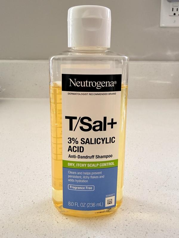 Neutrogena T/Sal+ 3% Salicylic Acid Anti-Dandruff Shampoo, 8fl oz