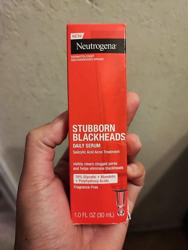 Neutrogena stubborn blackheads deals daily serum reviews