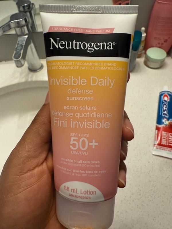 Invisible Daily Defense Sunscreen Lotion SPF 50+ | NEUTROGENA®