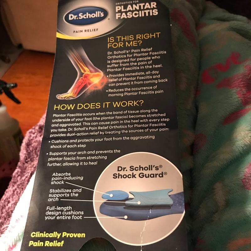 Plantar fasciitis hot sale dr scholls