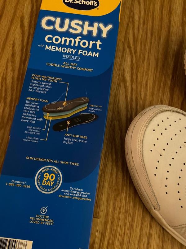 Cushy Comfort with Memory Foam Insoles DrScholls