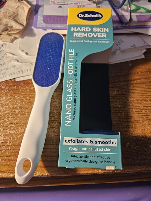 Dr. Scholl's Nano Glass File: Instant Hard Skin Remover! 